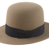 Open Crown Fedora For Men | The BENEDICT | Custom Handmade Hats Agnoulita Hats 2 | Beaver fur felt, Camel, Men's Fedora, Open Crown