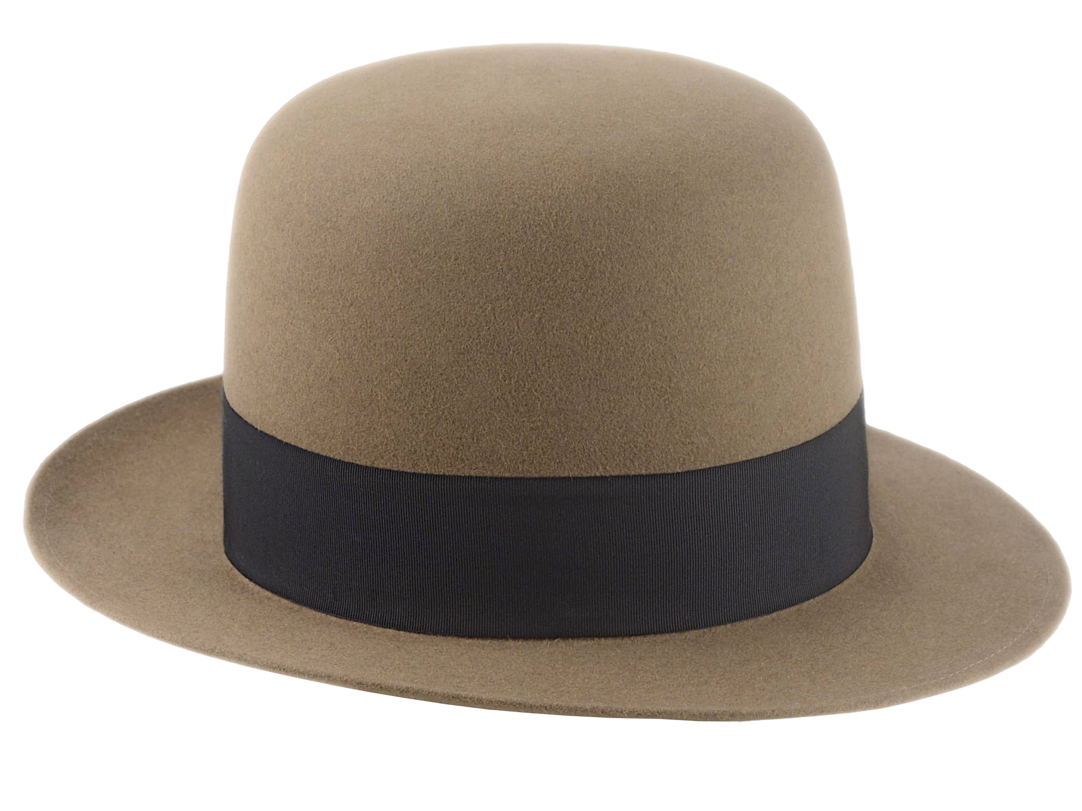 Open Crown Fedora For Men | The BENEDICT | Custom Handmade Hats Agnoulita Hats 5 | Beaver fur felt, Camel, Men's Fedora, Open Crown
