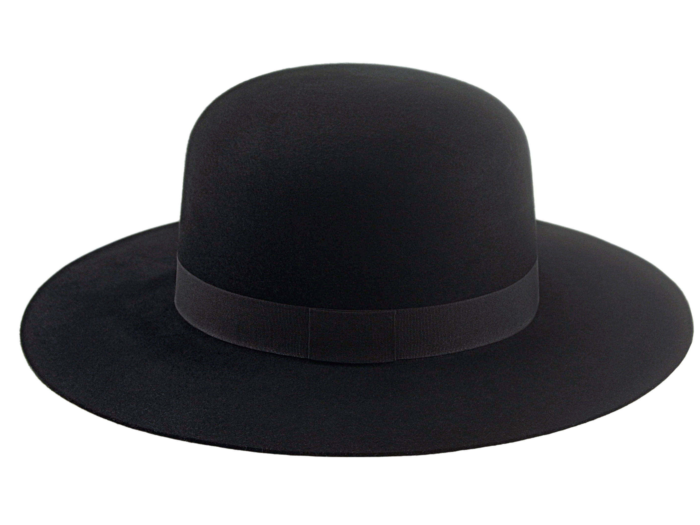 Round Crown Western Hat | The BILLY J | Custom Hat Maker Agnoulita Hats 2 | Black, Rabbit fur felt, Round Crown, Western Style