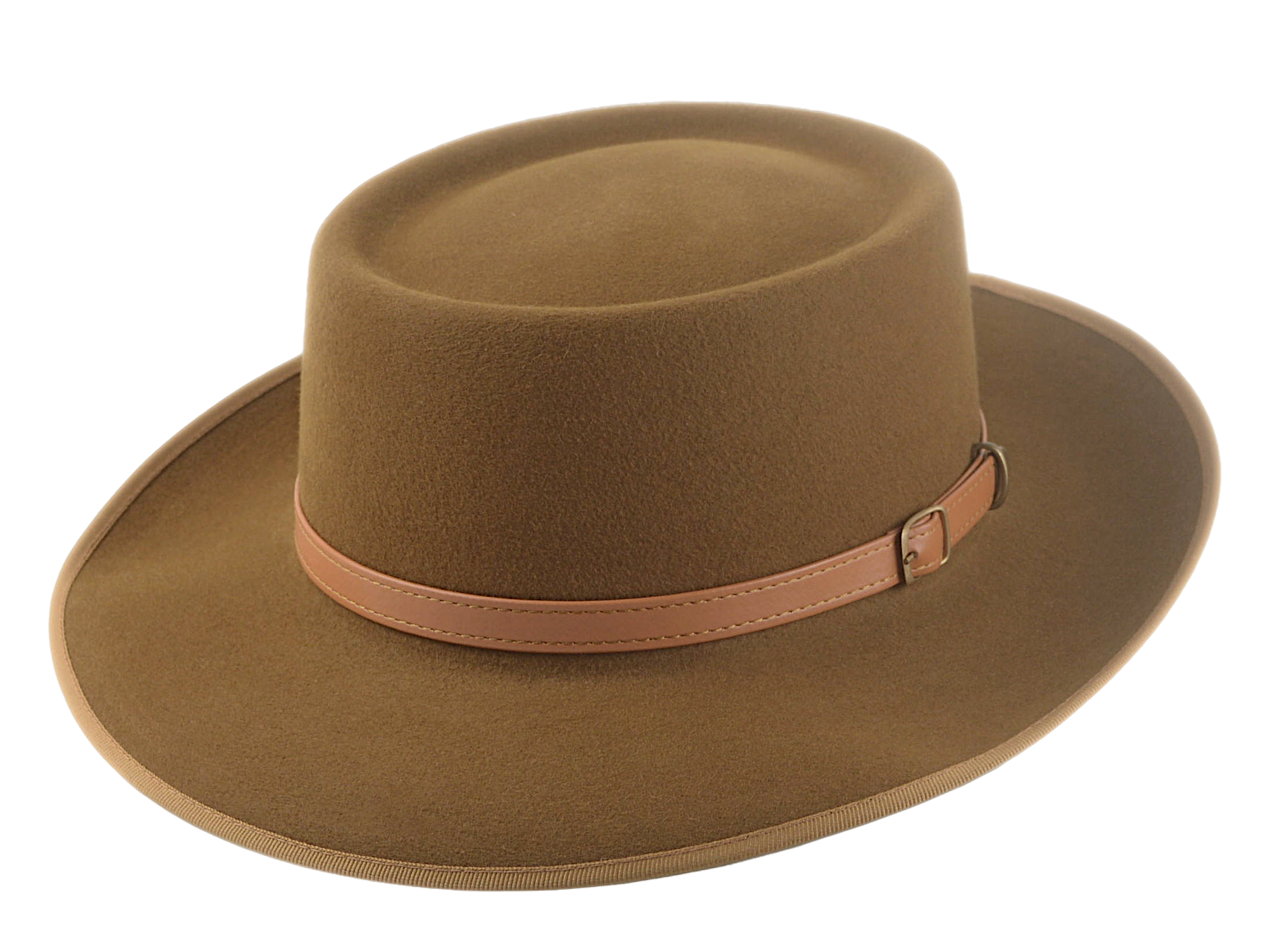 Telescope Crown Fedora | The BISON | Custom Handmade Hat Agnoulita Hats 1 | Brown, fedora, Rabbit fur felt, Telescope, Western Style