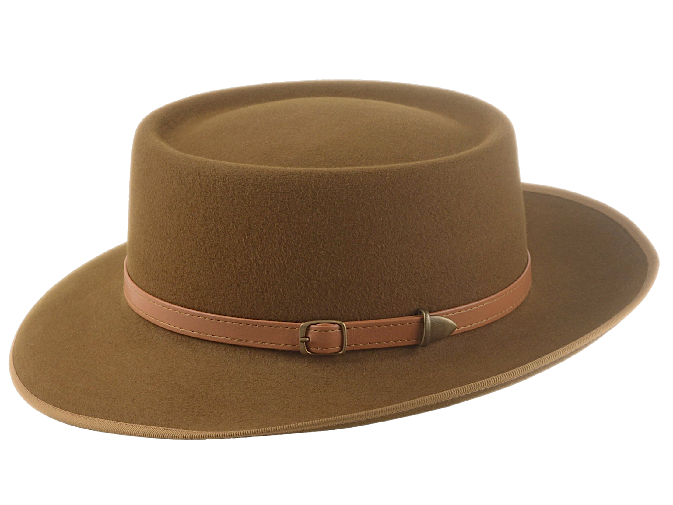 Telescope Crown Fedora | The BISON | Custom Handmade Hat Agnoulita Hats 2 | Brown, fedora, Rabbit fur felt, Telescope, Western Style