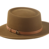 Telescope Crown Fedora | The BISON | Custom Handmade Hat Agnoulita Hats 3 | Brown, fedora, Rabbit fur felt, Telescope, Western Style