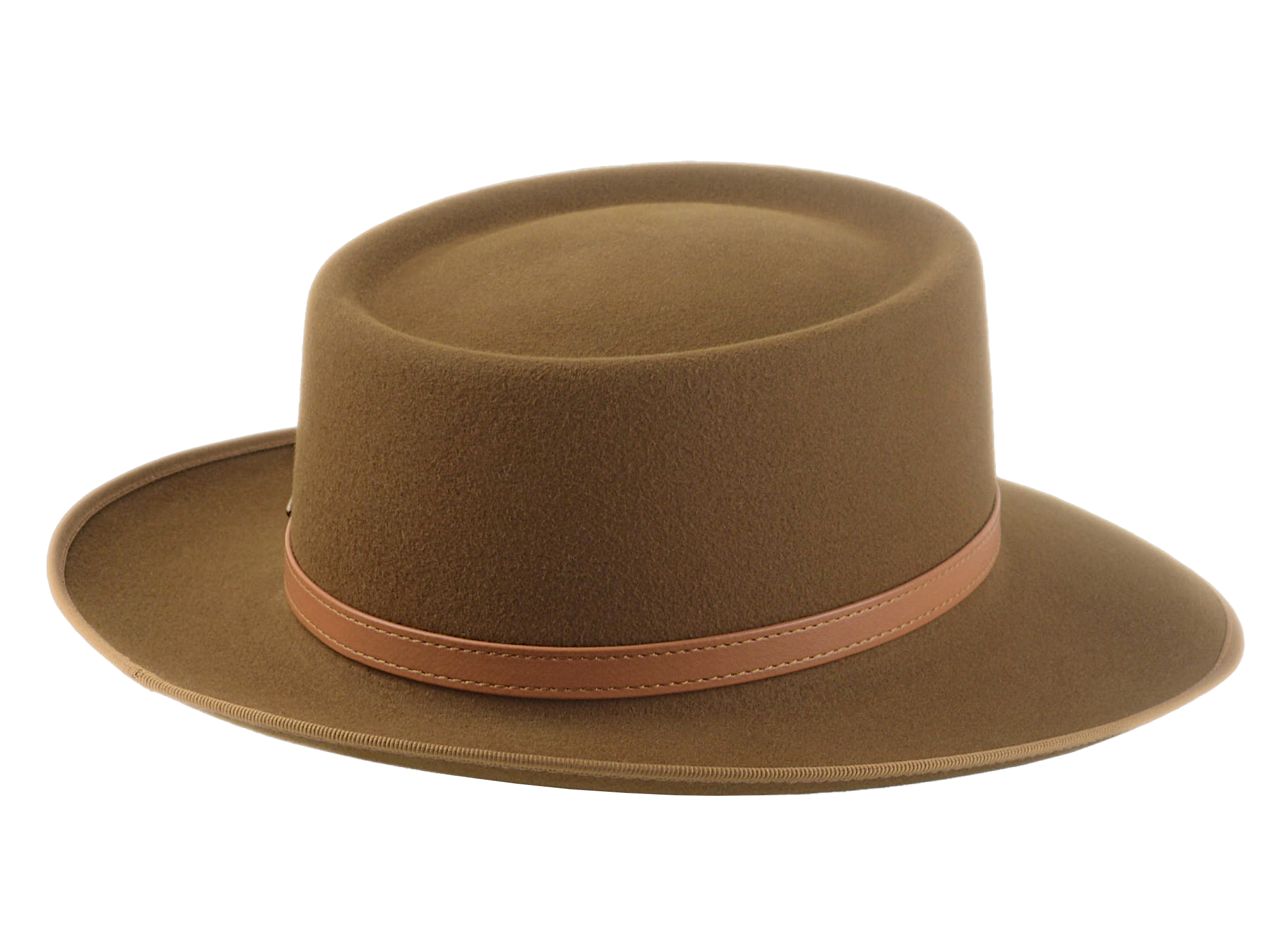 Telescope Crown Fedora | The BISON | Custom Handmade Hat Agnoulita Hats 4 | Brown, fedora, Rabbit fur felt, Telescope, Western Style