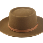 Telescope Crown Fedora | The BISON | Custom Handmade Hat Agnoulita Hats 6 | Brown, fedora, Rabbit fur felt, Telescope, Western Style