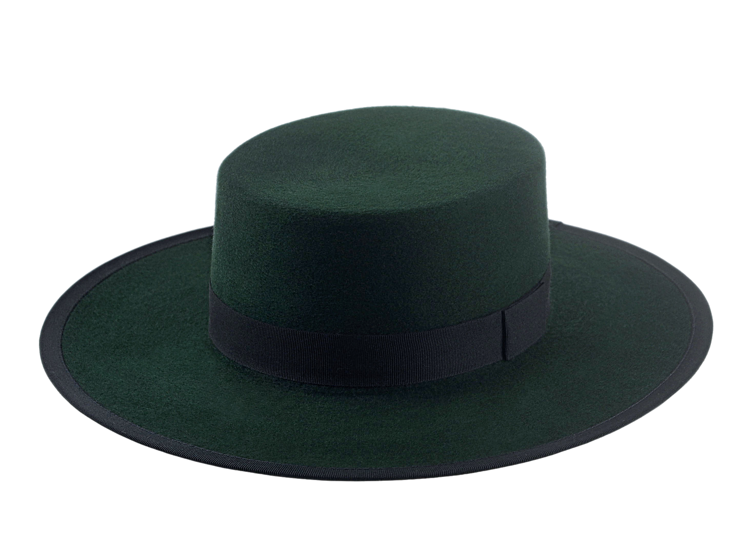 Wide Brim Western Style Hat | The EMERALD | Custom Handmade Hats Agnoulita Hats 1 | Green, Western Style