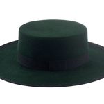 Wide Brim Western Style Hat | The EMERALD | Custom Handmade Hats Agnoulita Hats 2 | Green, Western Style