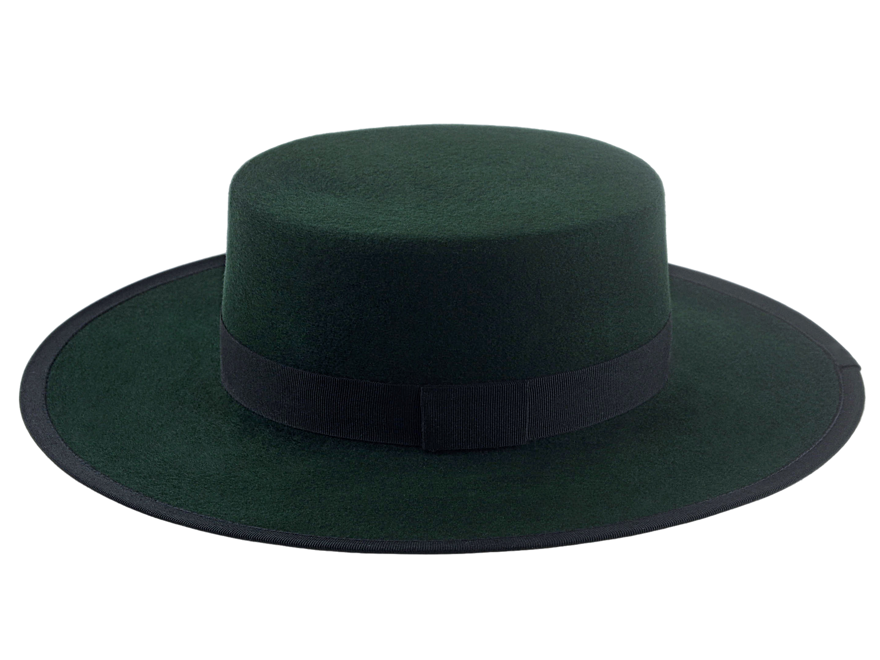 Wide Brim Western Style Hat | The EMERALD | Custom Handmade Hats Agnoulita Hats 2 | Green, Western Style
