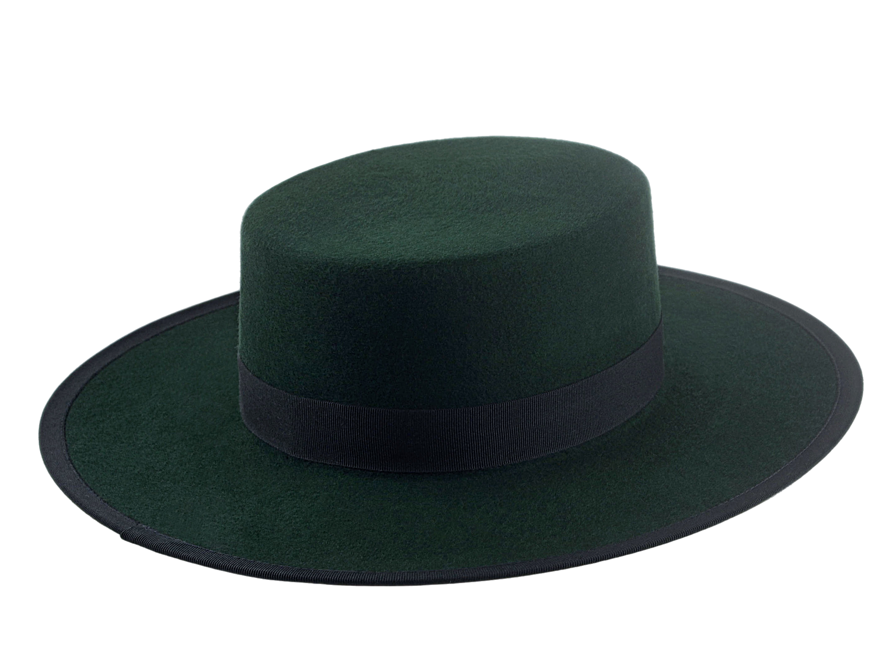 Wide Brim Western Style Hat | The EMERALD | Custom Handmade Hats Agnoulita Hats 4 | Green, Western Style
