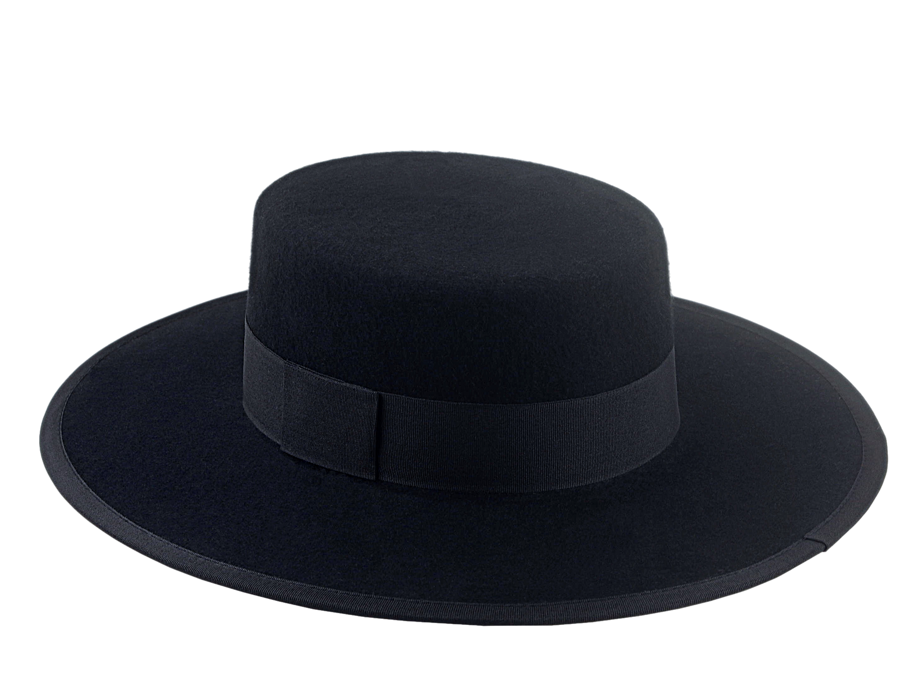 Wide Brim Western Style Hat | The BOLERO | Custom Handmade Hats Agnoulita Hats 3 | Black, Western Style