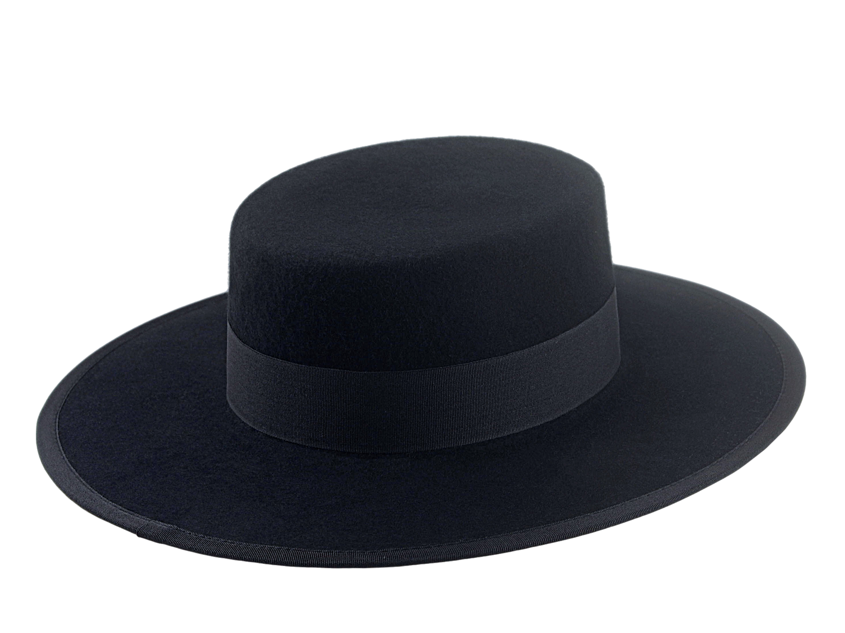 Wide Brim Western Style Hat | The BOLERO | Custom Handmade Hats Agnoulita Hats 4 | Black, Western Style