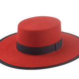 Western Style Bolero Hat | The FIREFLY | Custom Handmade Hats Agnoulita Hats 1 | Red, Western Style