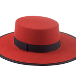 Western Style Bolero Hat | The FIREFLY | Custom Handmade Hats Agnoulita Hats 3 | Red, Western Style