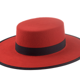 Western Style Bolero Hat | The FIREFLY | Custom Handmade Hats Agnoulita Hats 4 | Red, Western Style