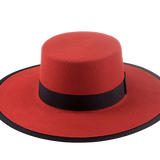 Western Style Bolero Hat | The FIREFLY | Custom Handmade Hats Agnoulita Hats 6 | Red, Western Style