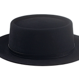 Telescope Crown Fedora | The BRONCO | Custom Handmade Hats Agnoulita Hats 6 | Black, Rabbit fur felt, Telescope, Western Style
