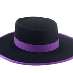 Telescope Crown Bolero Hat | The BUCKAROO | Custom Handmade Hats Agnoulita Hats 6 | Black, Rabbit fur felt, Telescope, Western Style