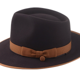 Beaver Fur Felt Fedora for Men | The CAESAR | Custom Handmade Hats Agnoulita Hats 2 | Beaver fur felt, Chocolate Brown, Custom Beaver Fedora, Teardrop