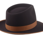 Beaver Fur Felt Fedora for Men | The CAESAR | Custom Handmade Hats Agnoulita Hats 4 | Beaver fur felt, Chocolate Brown, Custom Beaver Fedora, Teardrop
