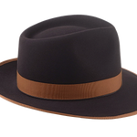 Beaver Fur Felt Fedora for Men | The CAESAR | Custom Handmade Hats Agnoulita Hats 5 | Beaver fur felt, Chocolate Brown, Custom Beaver Fedora, Teardrop