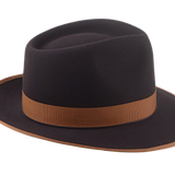 Beaver Fur Felt Fedora for Men | The CAESAR | Custom Handmade Hats Agnoulita Hats 5 | Beaver fur felt, Chocolate Brown, Custom Beaver Fedora, Teardrop
