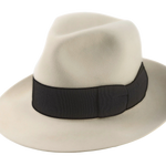 Classic Center Dent Fedora | The CALIBER | Custom Handmade Hats Agnoulita Hats 1 | Center-dent, Men's Fedora, Rabbit fur felt