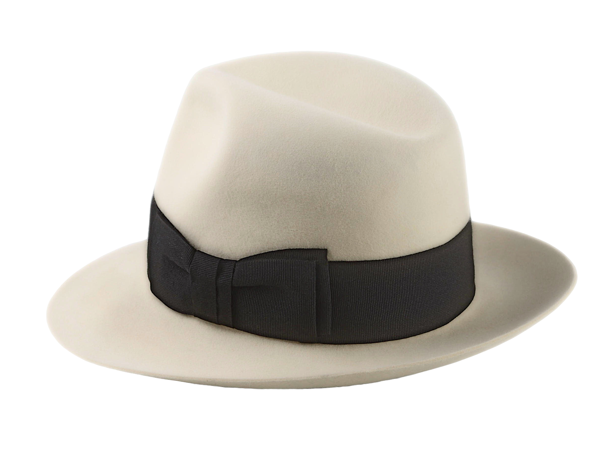 Classic Center Dent Fedora | The CALIBER | Custom Handmade Hats Agnoulita Hats 3 | Center-dent, Men's Fedora, Rabbit fur felt