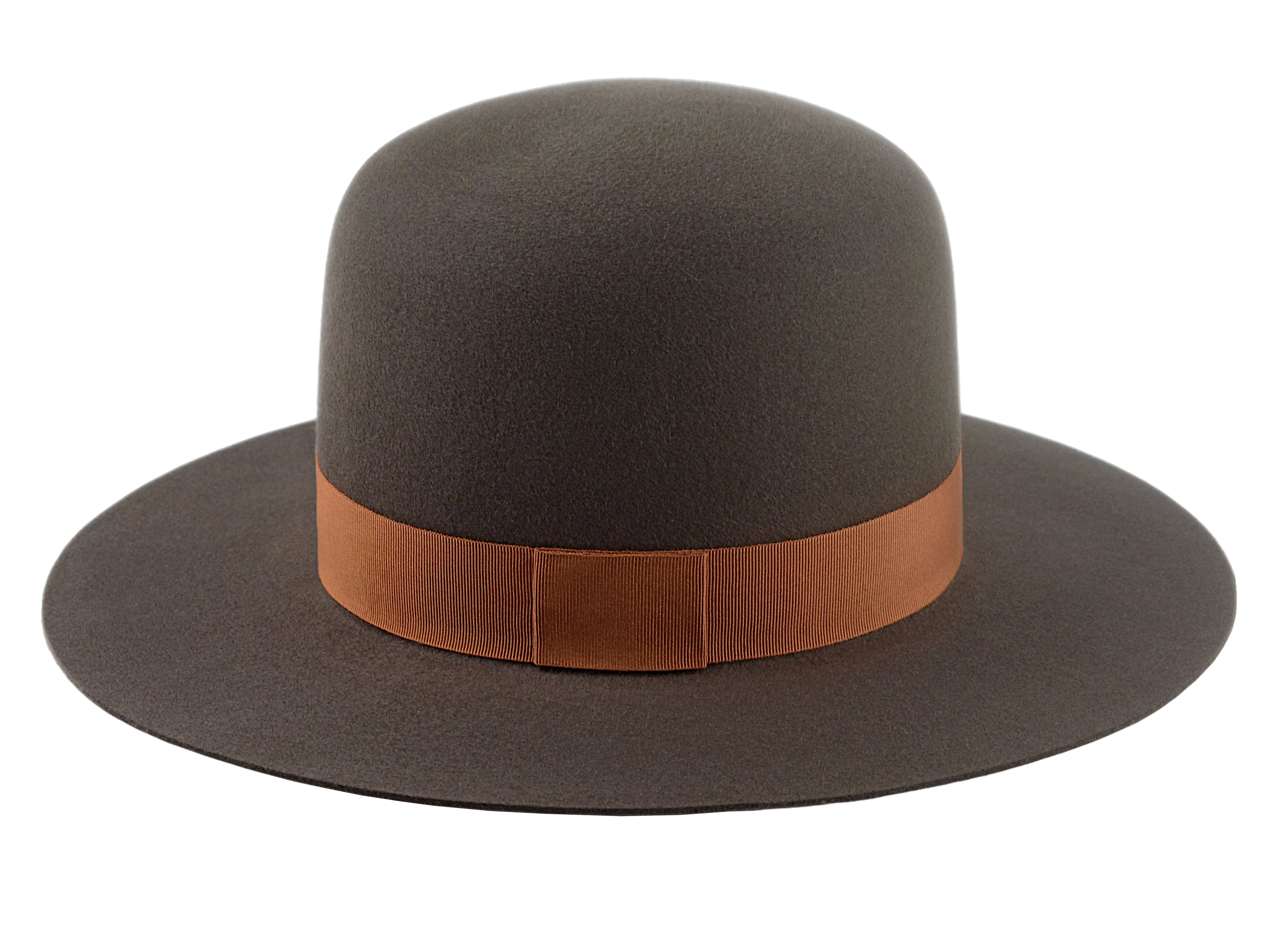 Round Crown Western Style Hat | The CARIBOU | Custom Handmade Hats Agnoulita Hats 2 | Brown, Rabbit fur felt, Round Crown, Western Style