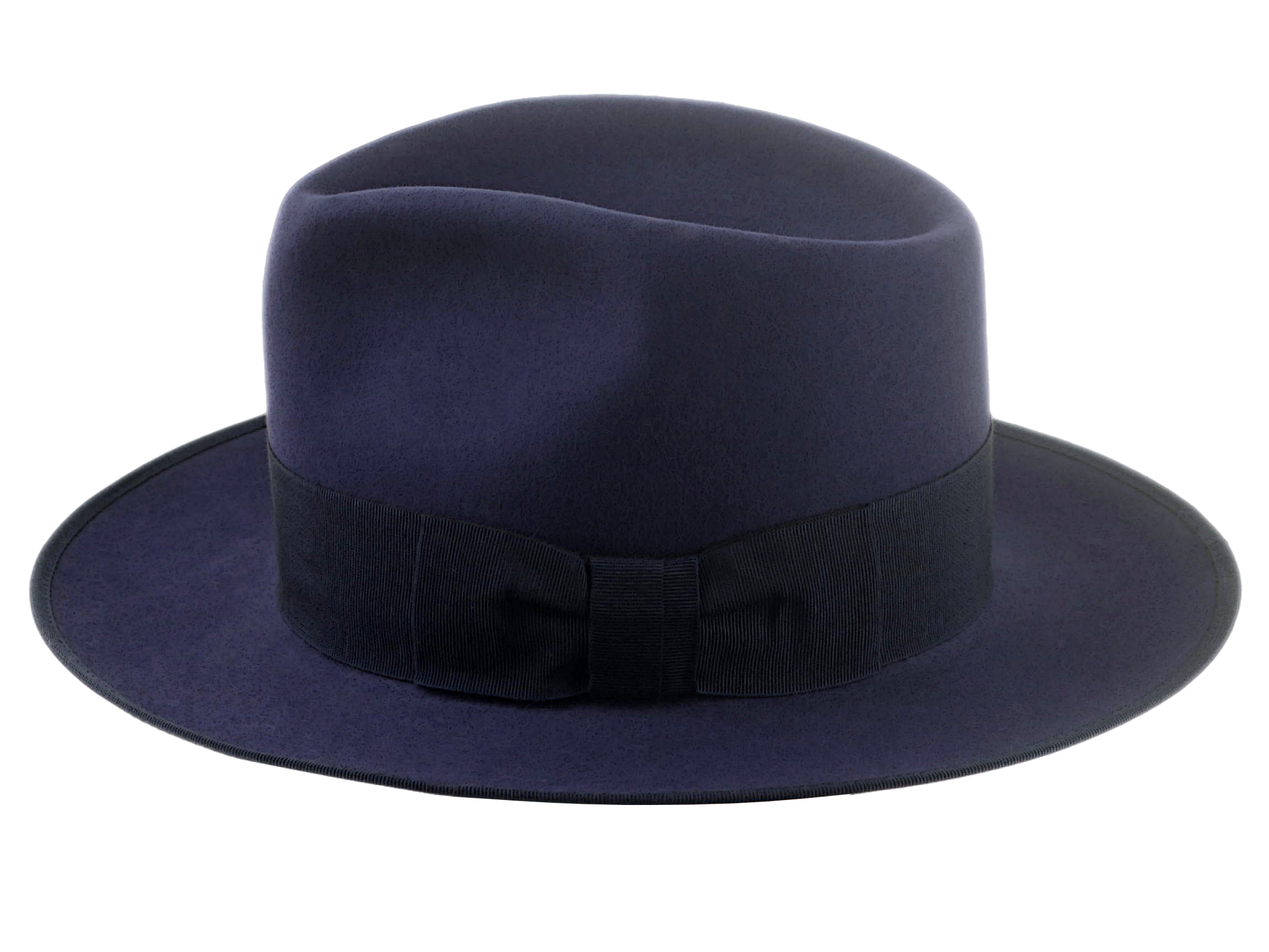 Beaver Felt Fedora Hat For Men | The CASTOR | Custom Handmade Hats Agnoulita Hats 2 | Beaver fur felt, Blue, Center-dent, Custom Beaver Fedora, Navy