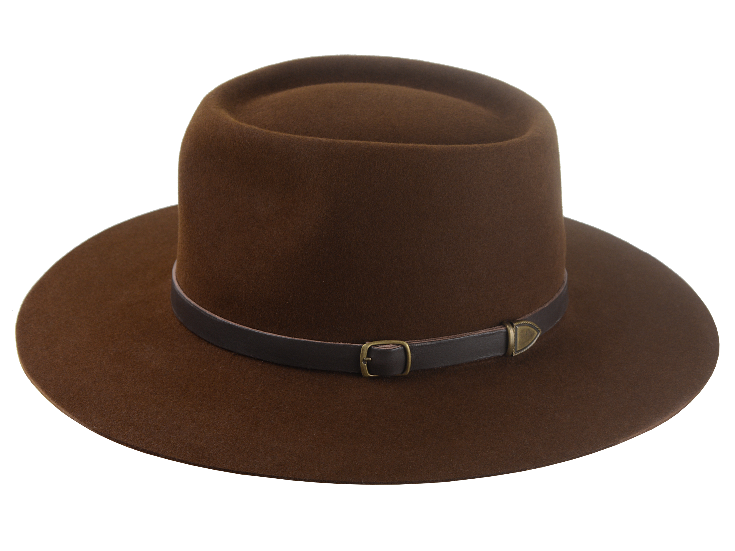 Wide Brim Cowboy Hat | The CENTAUR | Custom Handmade Hats Agnoulita Hats 2 | Brown, Rabbit fur felt, Teardrop, Umber Brown, Western Style