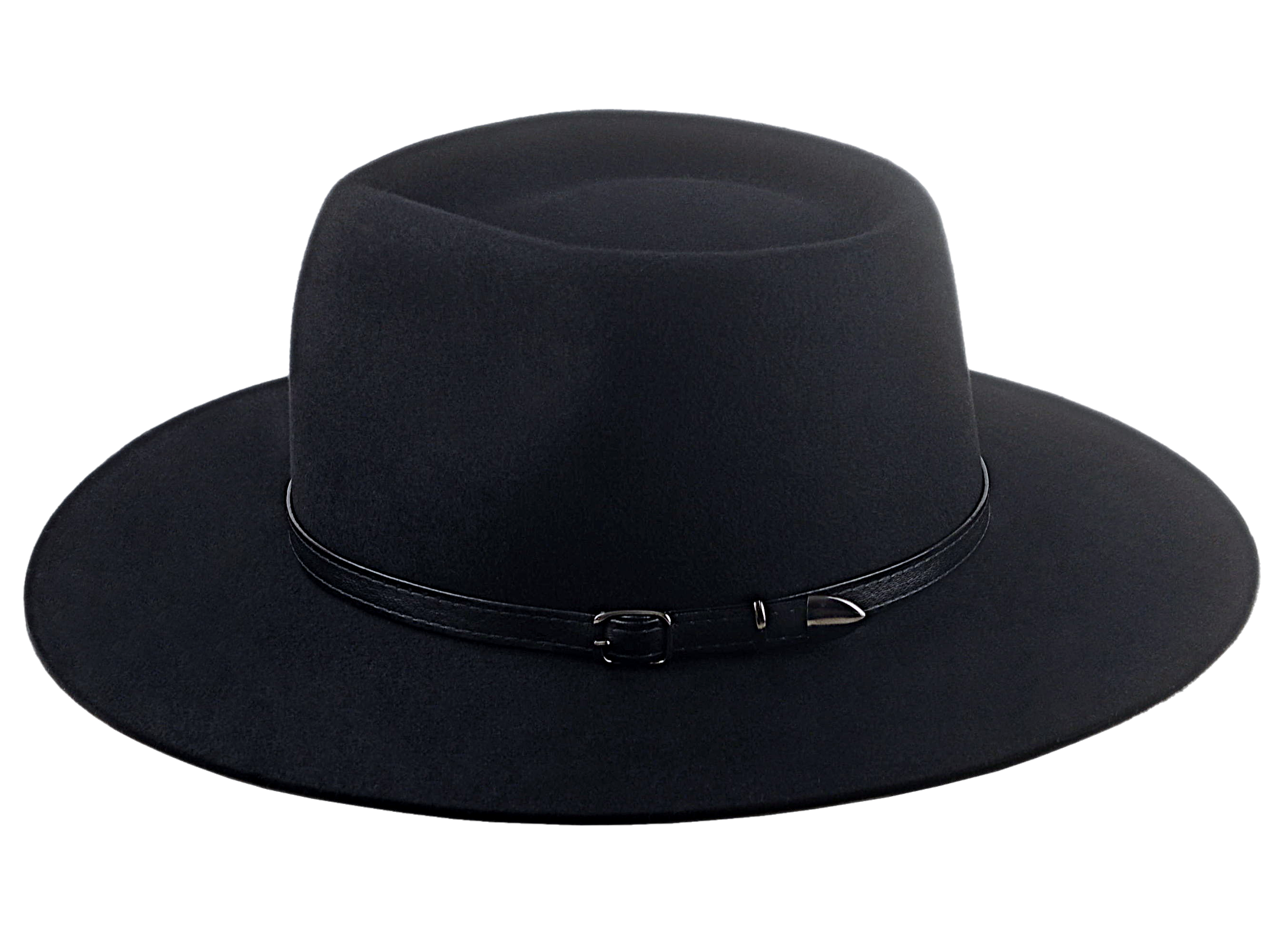 Wide Brim Cowboy Hat | The CENTAUR | Custom Handmade Hats Agnoulita Hats 2 | Black, Rabbit fur felt, Teardrop, Western Style