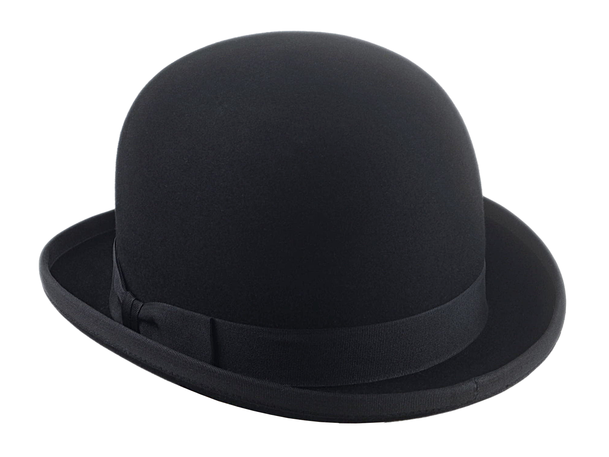 Classic Bowler Hat for Men | The COKE | Custom Handmade Hats Agnoulita Hats 3 | Black, Bowler Hat, Rabbit fur felt, Round Crown