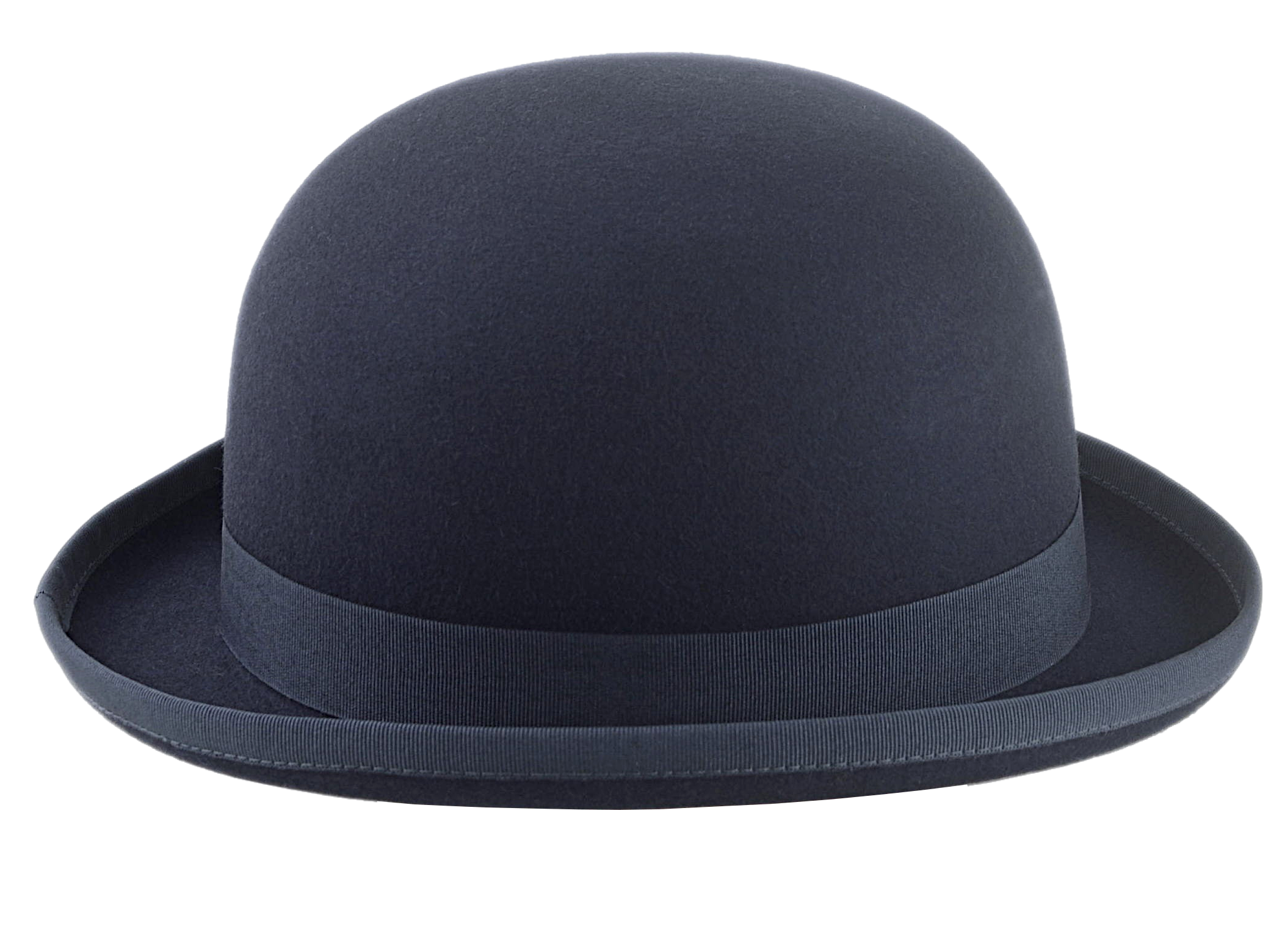 Classic Bowler Hat for Men | The COKE | Custom Handmade Hats Agnoulita Hats 5 | Bowler Hat, Dark Grey, Rabbit fur felt, Round Crown
