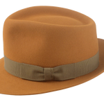 The Colombo - Ginger Premium Fur Felt Trilby Fedora Hat  For Men or Women | Agnoulita Quality Custom Hats 2
