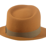 The Colombo - Ginger Premium Fur Felt Trilby Fedora Hat  For Men or Women | Agnoulita Quality Custom Hats 4