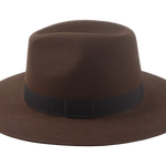 Wide Brim Fedora | The CROWN | Custom Handmade Hats Agnoulita Hats 2 | Brown, Rabbit fur felt, Teardrop, Wide Brim Fedora