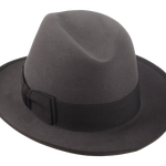 The Dogal: Fedora shown from the rear emphasizing its classic silhouette | Agnoulita Hats