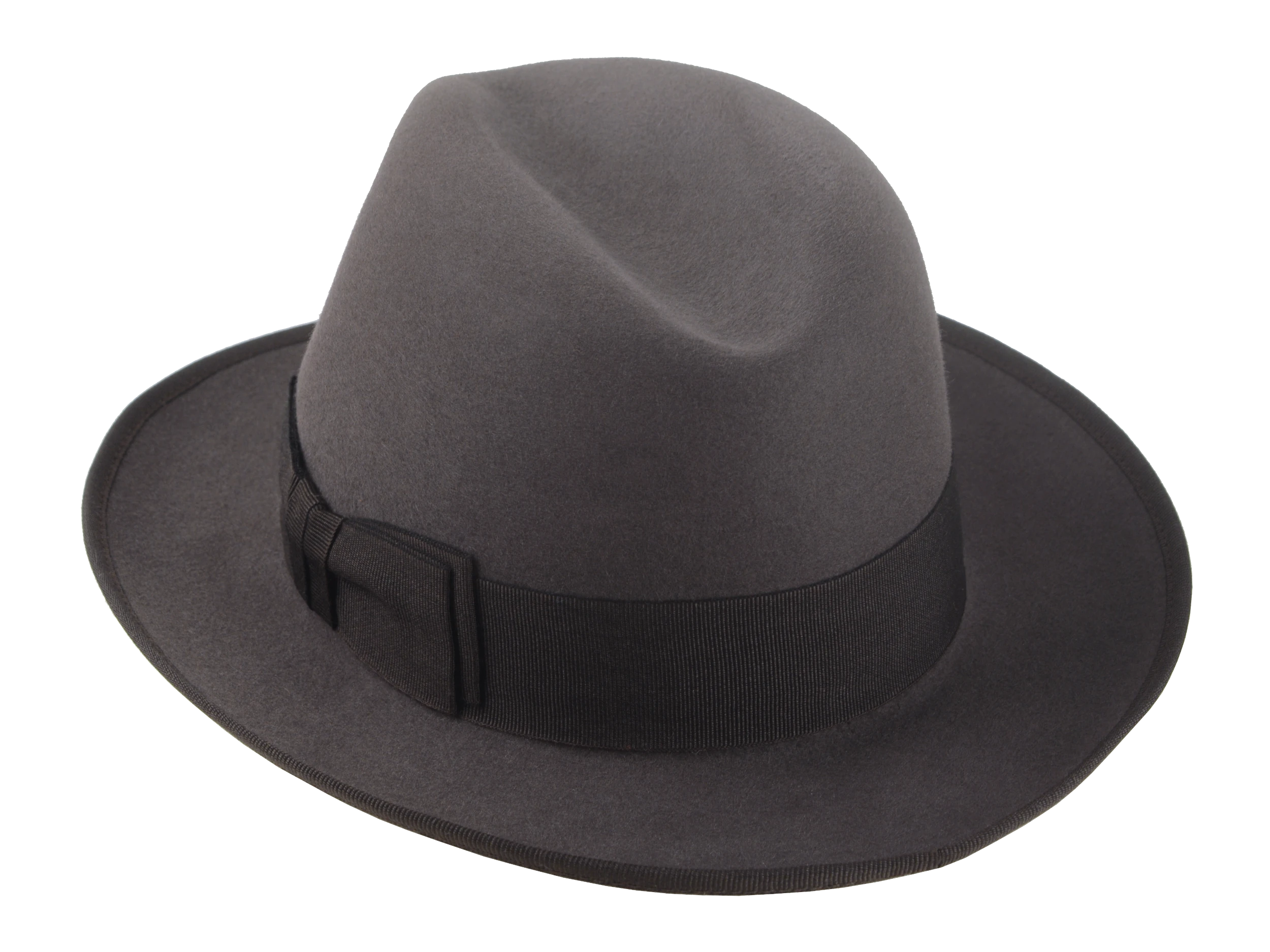 The Dogal: Fedora shown from the rear emphasizing its classic silhouette | Agnoulita Hats
