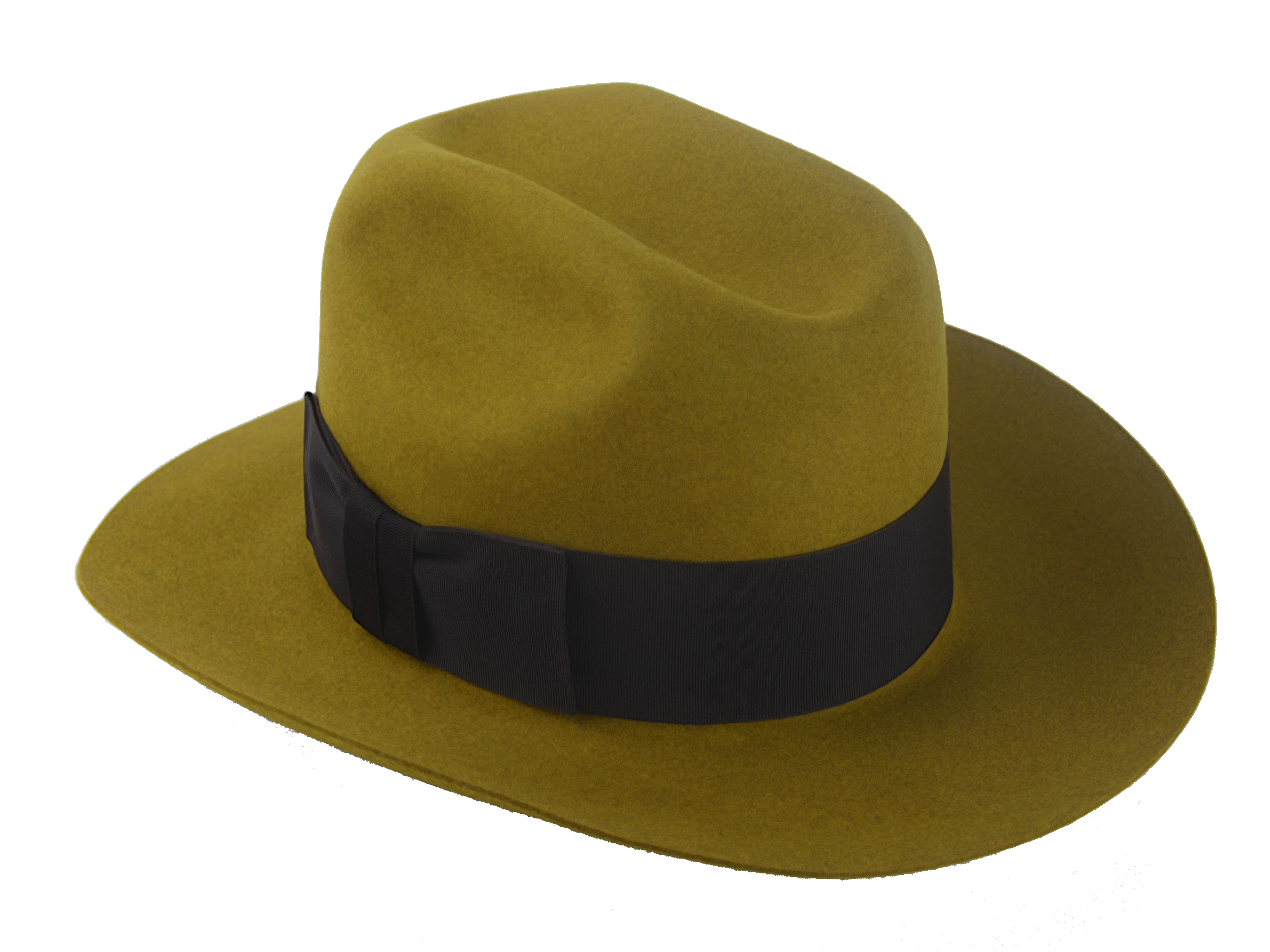 The Dover Fedora: a blend of vintage and contemporary design elements, displayed at an angle | Agnoulita Hats