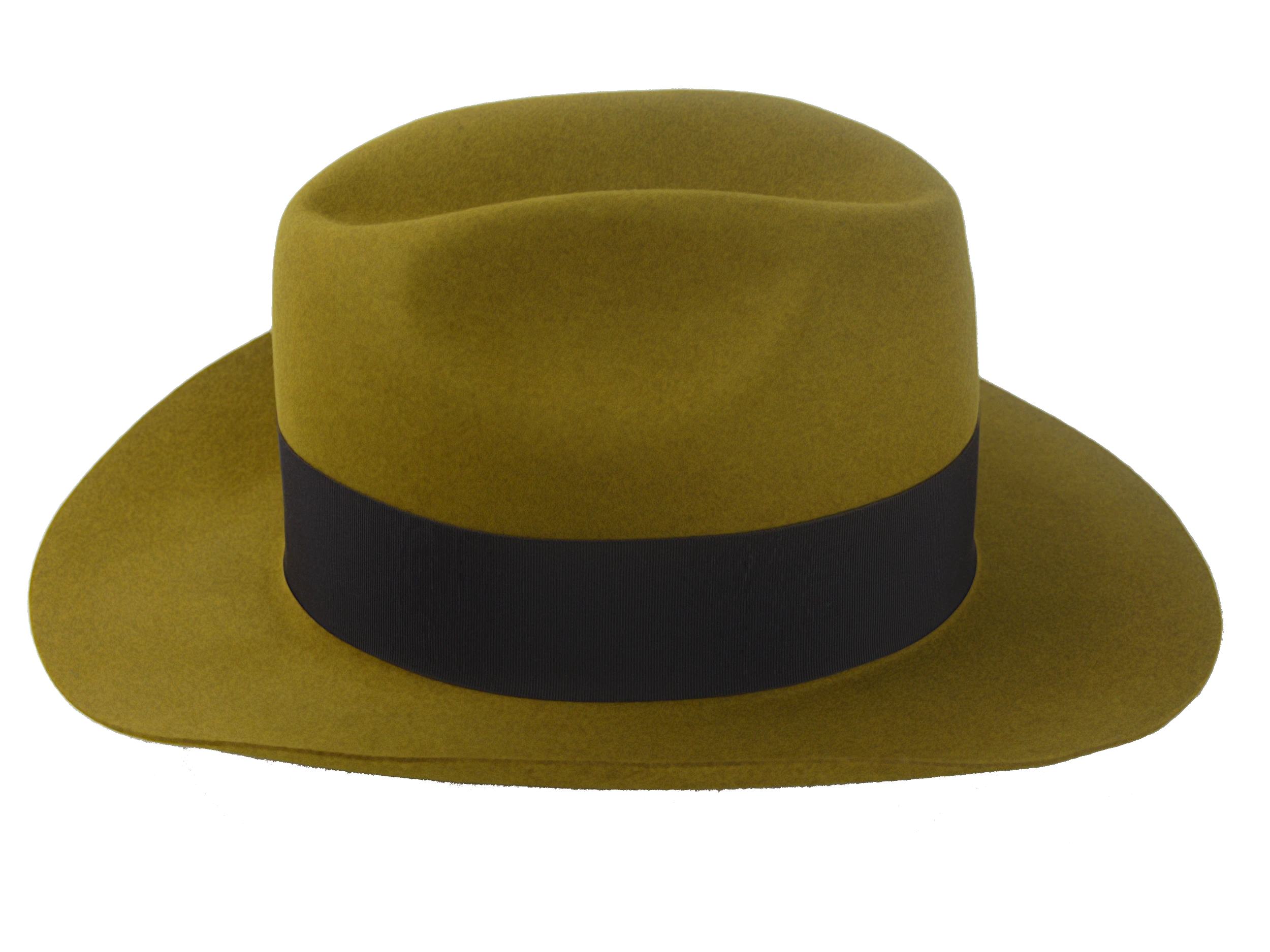 The Dover Fedora: side profile showcasing its elegant brim and smooth surface finish | Agnoulita Hats