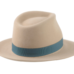 Men's Fedora | The DRAKE | Custom Handmade Hats Agnoulita Hats 4 | Camel, Men's Fedora, Rabbit fur felt, Teardrop