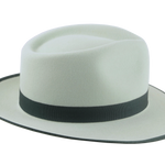Wide-angle shot of the Equinox fedora, highlighting its colorful aesthetic