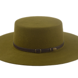 Outback Style Wide Brim Hat | The GALLOPER | Custom Handmade Hats Agnoulita Hats 2 | Olive Green, Western Style