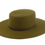 Outback Style Wide Brim Hat | The GALLOPER | Custom Handmade Hats Agnoulita Hats 4 | Olive Green, Western Style
