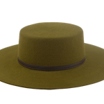 Outback Style Wide Brim Hat | The GALLOPER | Custom Handmade Hats Agnoulita Hats 5 | Olive Green, Western Style
