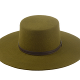 Outback Style Wide Brim Hat | The GALLOPER | Custom Handmade Hats Agnoulita Hats 6 | Olive Green, Western Style