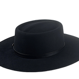 Fur Felt Gamblers Hat | The GAMBLER DELUXE | Custom Handmade Hats Agnoulita Hats 4 | Black, Rabbit fur felt, Telescope, Western Style
