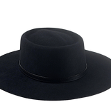 Fur Felt Gamblers Hat | The GAMBLER DELUXE | Custom Handmade Hats Agnoulita Hats 6 | Black, Rabbit fur felt, Telescope, Western Style