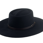 Wide Brim Gamblers Hat | The GAMBLER | Custom Handmade Hats Agnoulita Hats 1 | Black, Telescope, Western Style
