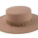 The Gaucho: Detailed focus on the 1 1/4" grosgrain ribbon hatband and stitch precision | Agnoulita Hats