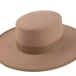 The Gaucho: Tilted view displaying the hat's profile and unique design nuances | Agnoulita Hats